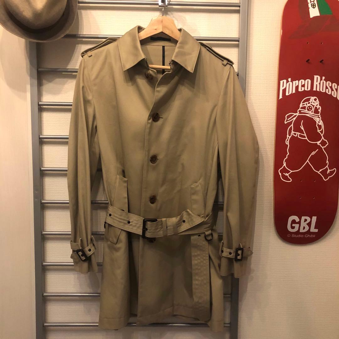 美品 Paul Smith LONDON トレンチコート S ベルト付き コート