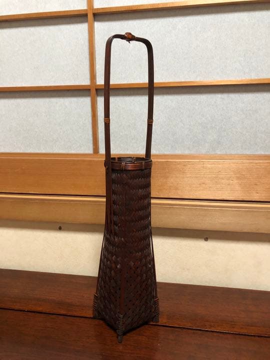 竹花籠　竹細工