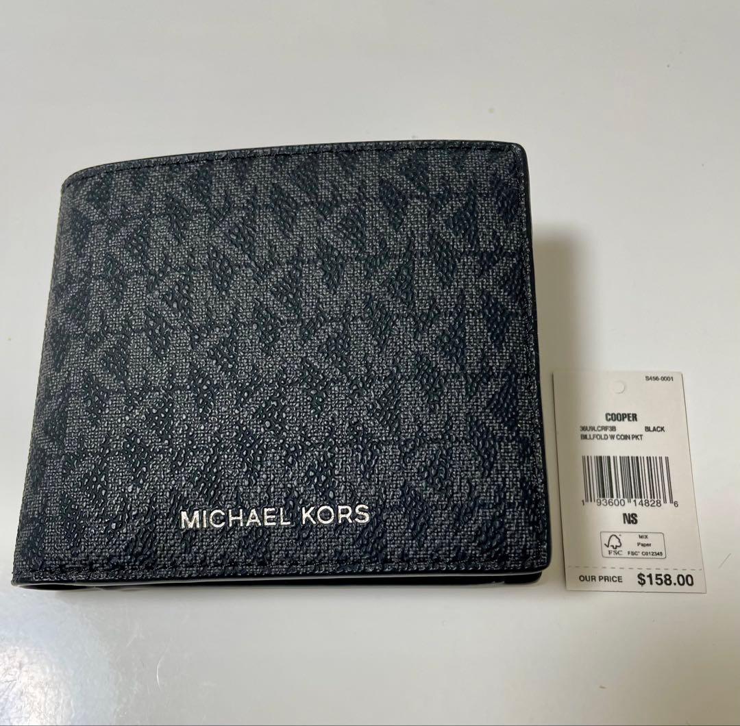 MICHAEL KORS 二つ折り財布 ブラック　☆新品未使用☆