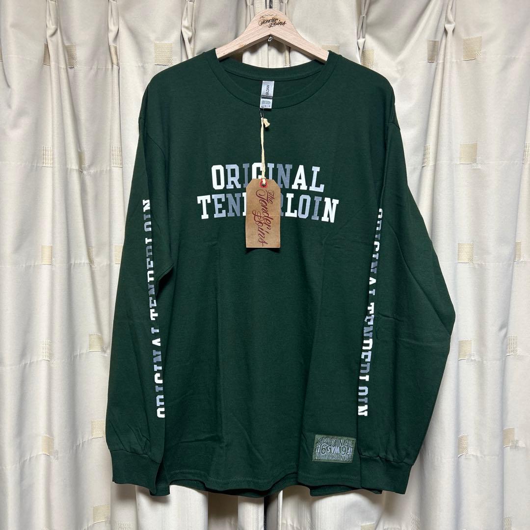 トップス TENDERLOIN LONG SLEEVE TEE 2A GREEN