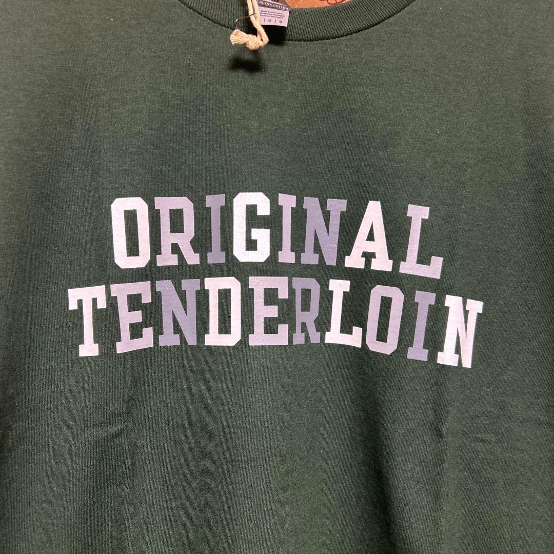 トップス TENDERLOIN LONG SLEEVE TEE 2A GREEN