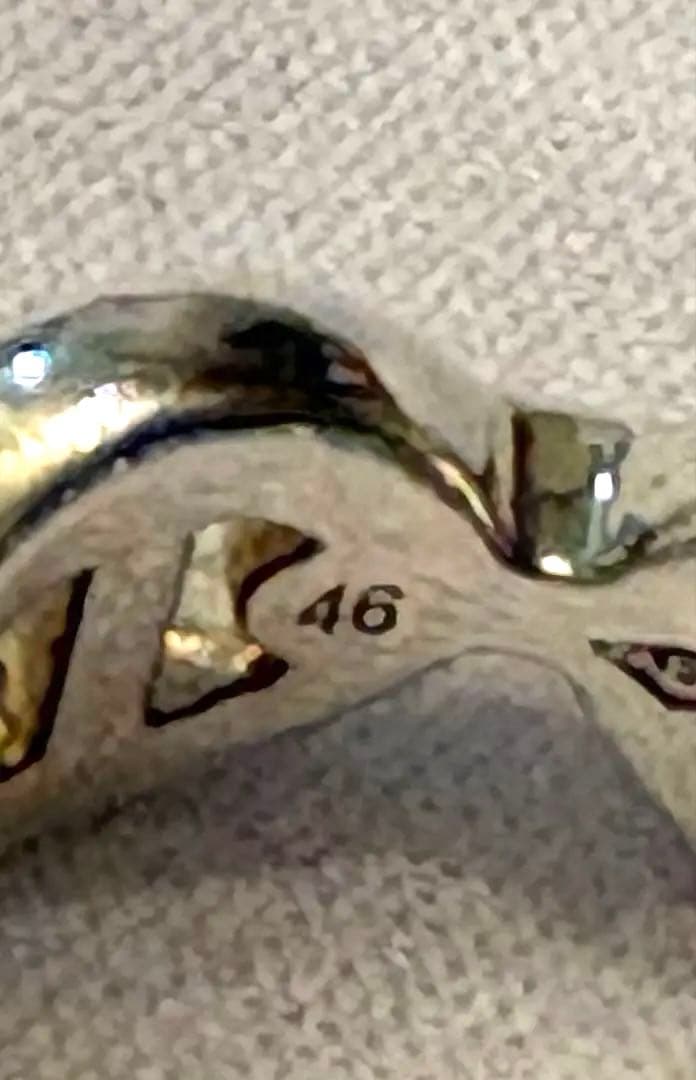 美品　HERMÈS エルメス リング シェーヌダンクル アンシェネ 46