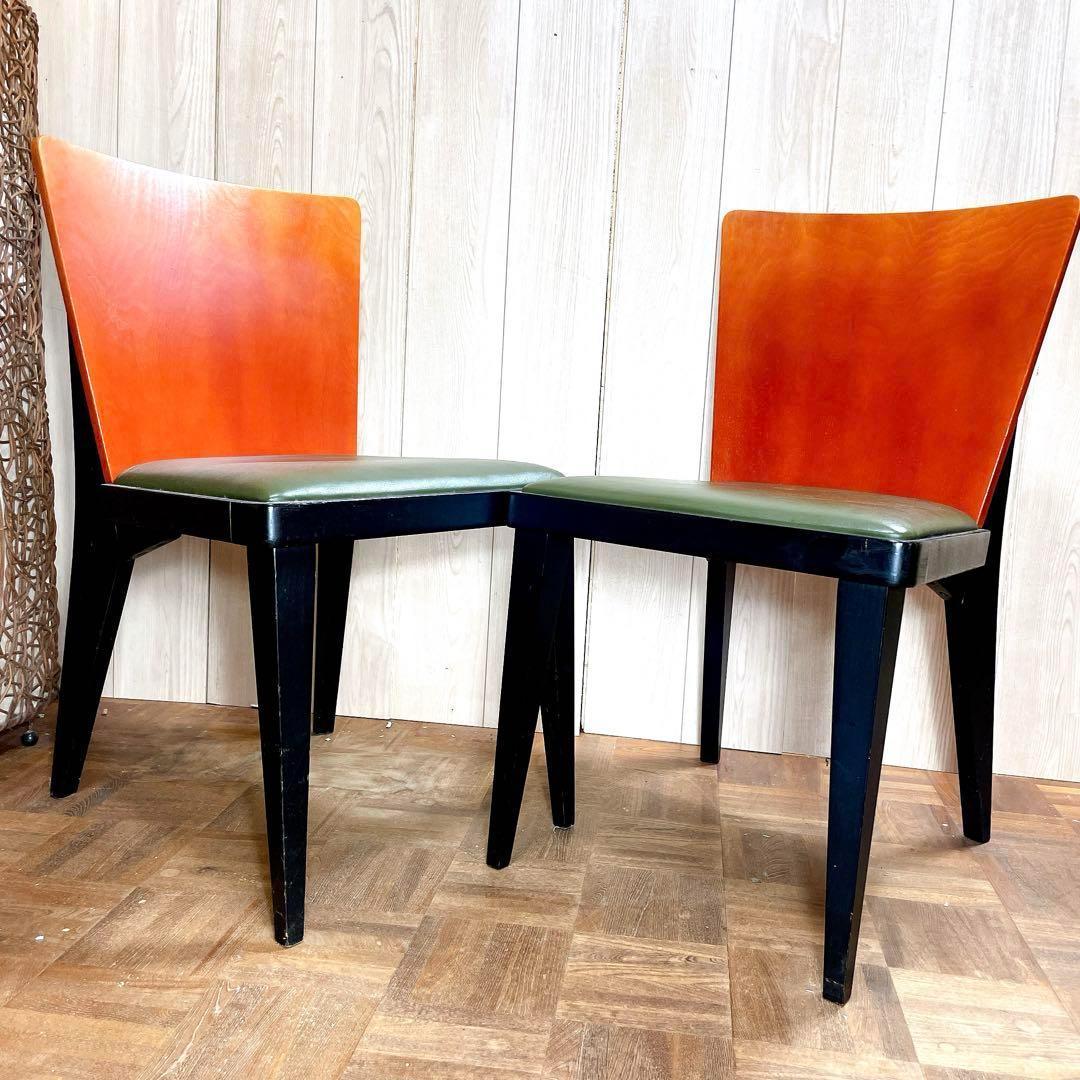 オシャレ！Oliver　オリバー　ダイニングチェアー　2脚セット