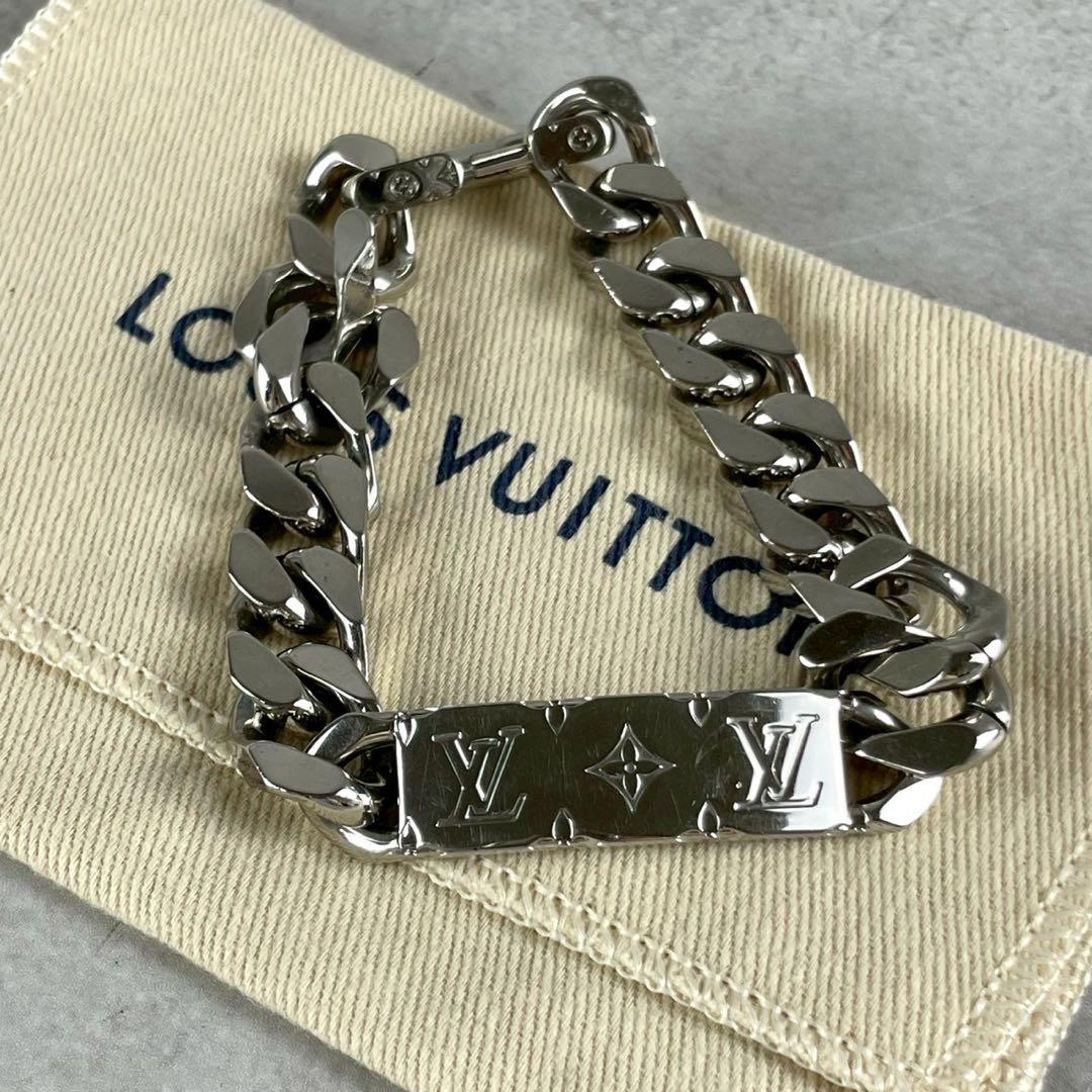 LOUIS VUITTON ルイヴィトン　チェーンブレスレット　モノグラム