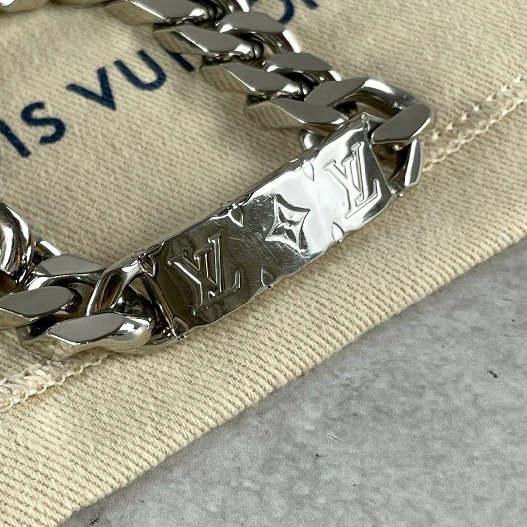 LOUIS VUITTON ルイヴィトン　チェーンブレスレット　モノグラム