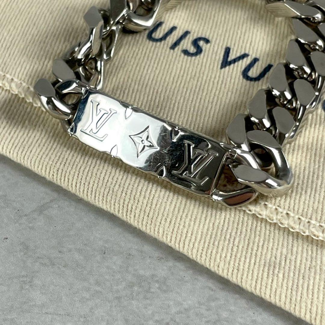 LOUIS VUITTON ルイヴィトン　チェーンブレスレット　モノグラム