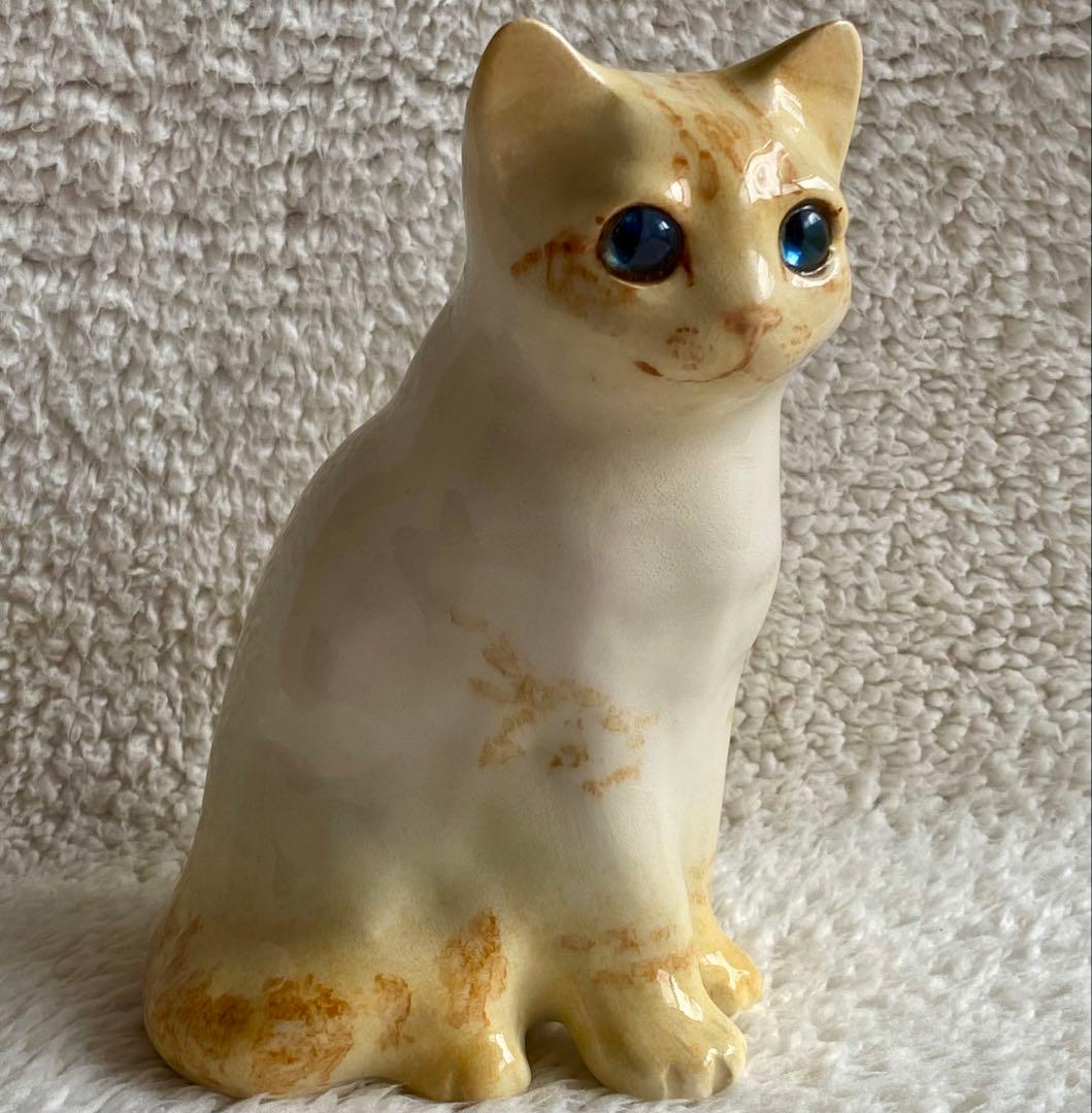 ウィンスタンレイキャット　ケンジントンキャット　青目猫　サイズ2　貫入無し❣️