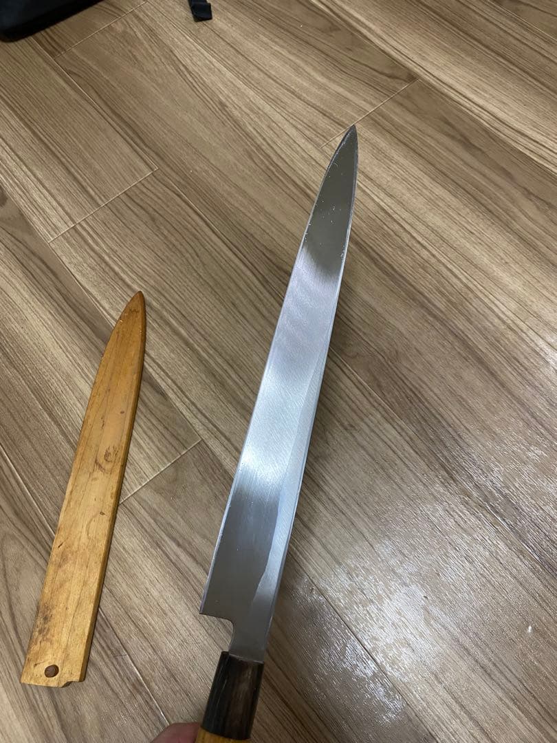 有次上　柳刃包丁　尺1 鞘付き