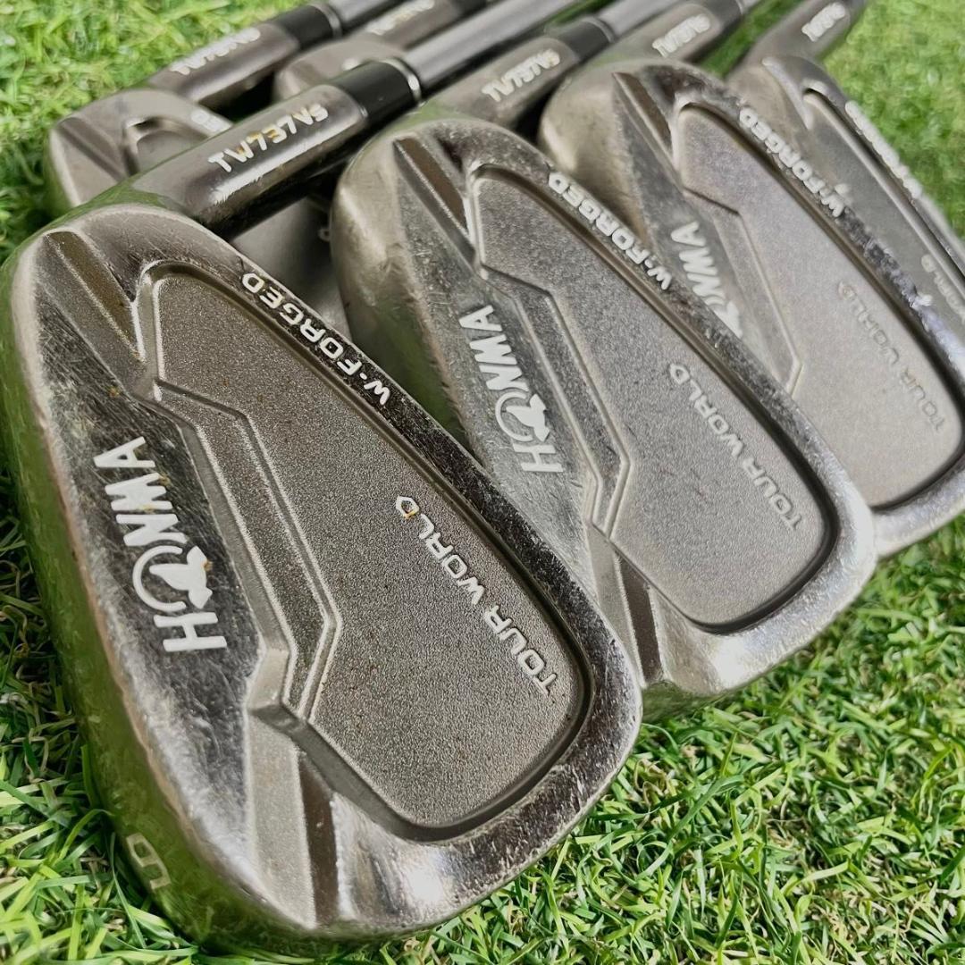 【希少】HONMA TW737Vs ブラックニッケル アイアンセット 7本 S