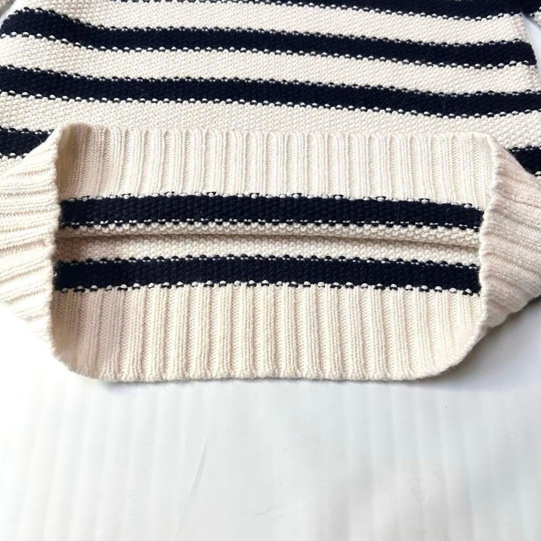 ピコ 新品未使用 ダーマコレクション カシミヤ混ケーブル編みタートルニット