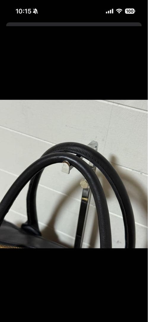 美品⭐️アニヤハインドマーチ⭐️トートバッグ　レザー　ブラック　2way