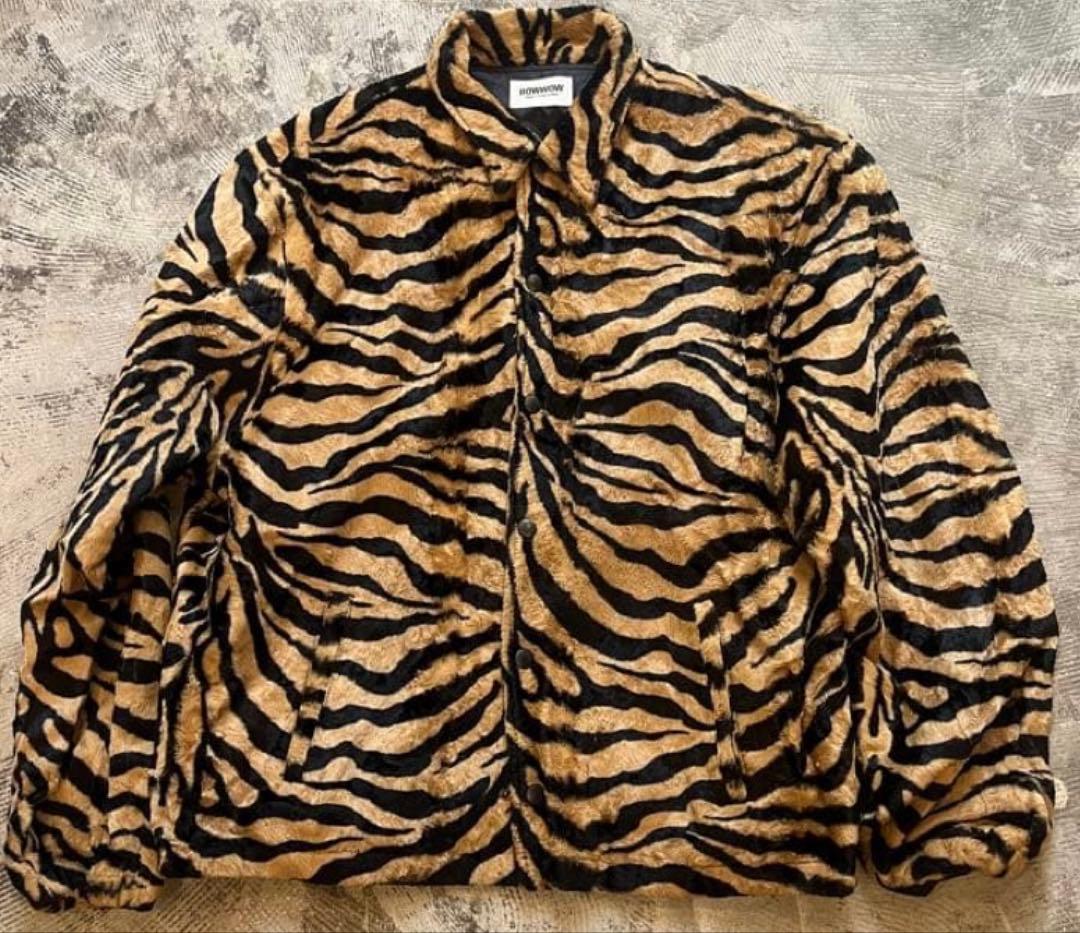 BOWWOW タイガー ファー コーチジャケット L