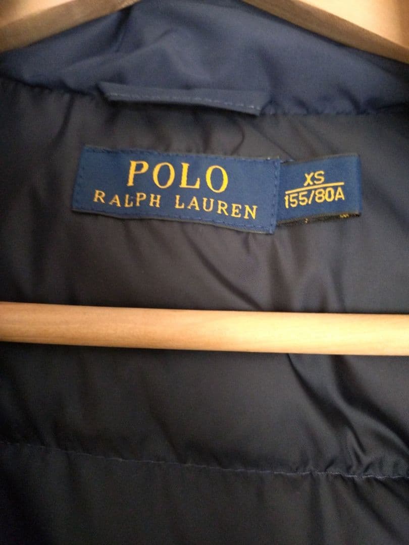 POLO RALPH LAUREN ネイビー ダウンベスト XS週末×連休値下げ