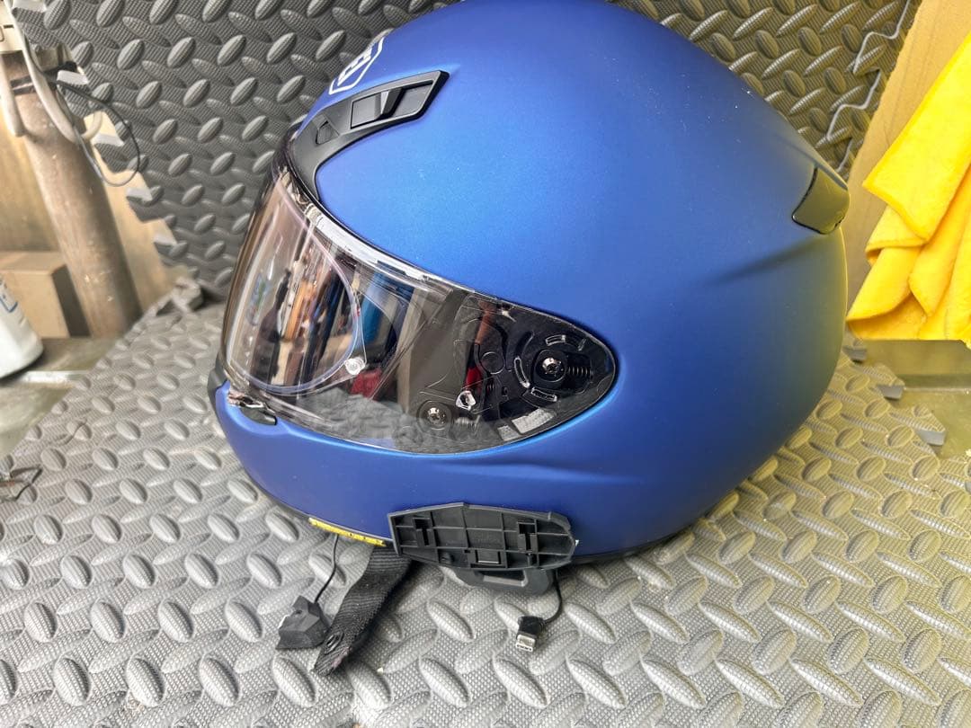 極美品　SHOEI フルフェイスヘルメット ブルー
