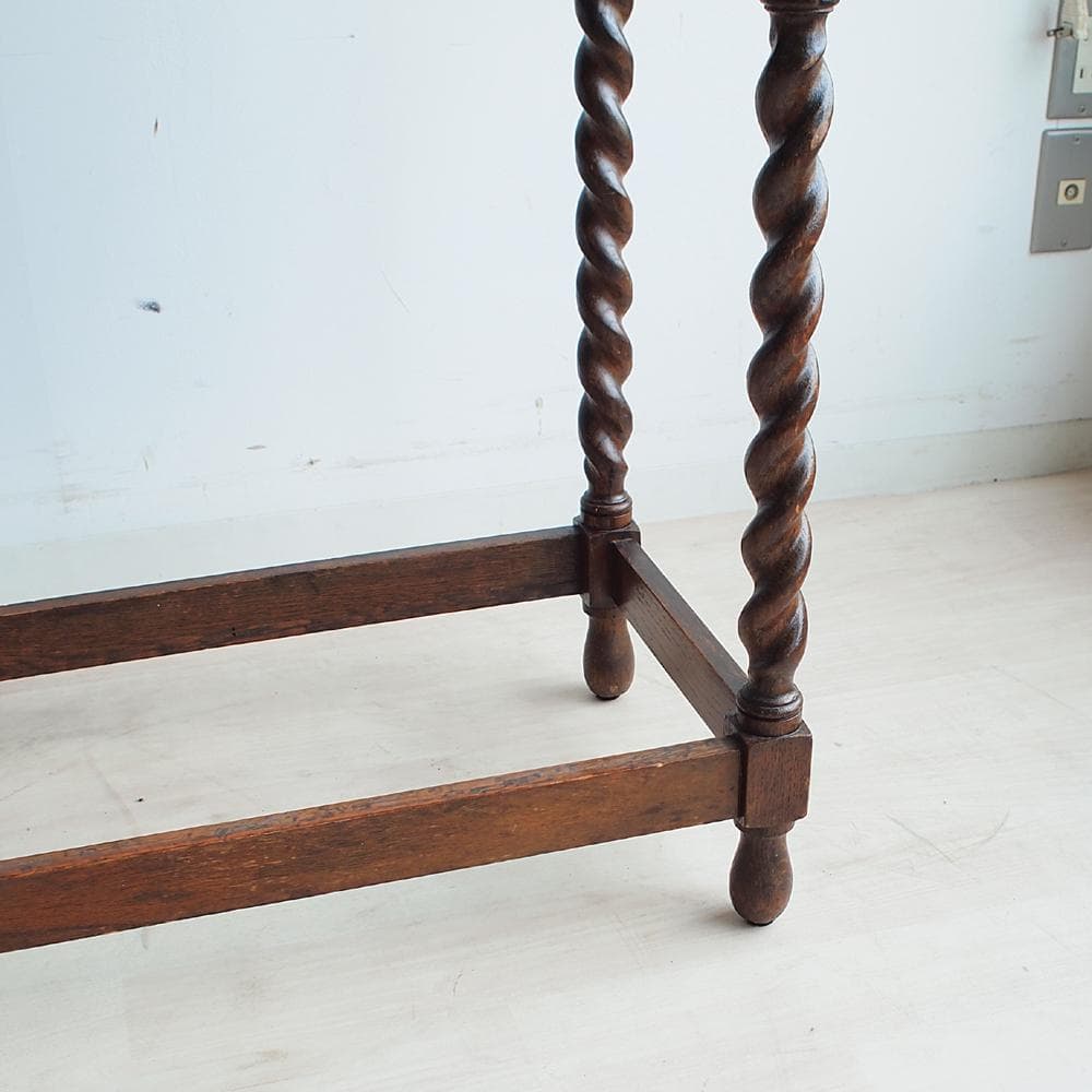 英国アンティーク ツイストレッグ コンソールテーブル イギリス ZR23992