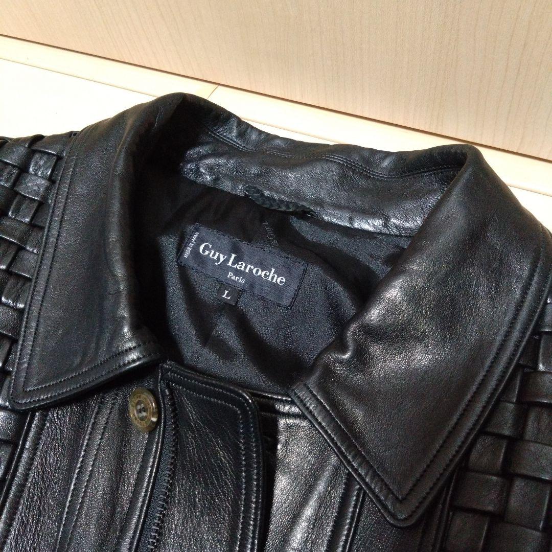 羊革レザージャケット メンズL ライダース ギラロッシュ 柔らかい日本製
