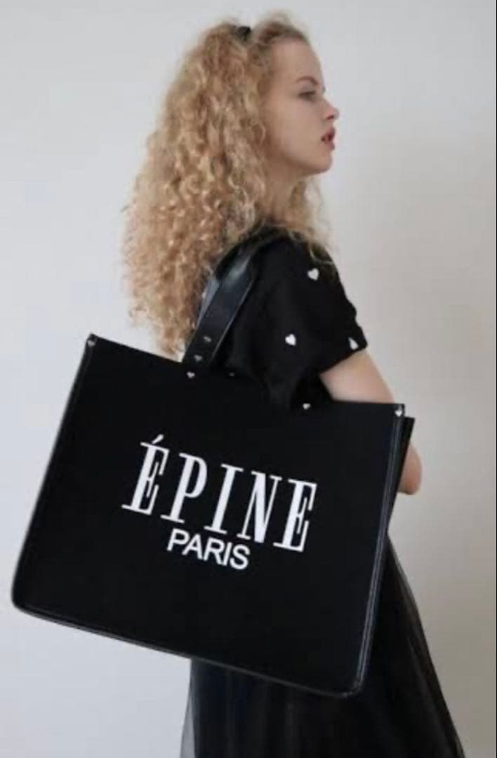 やよい エピヌ トートバッグ ブラック