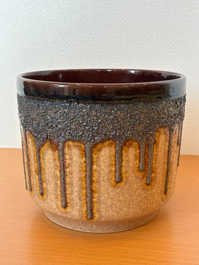 Fatlava Scheurich プランター 鉢 60年代 高さ11.7cm