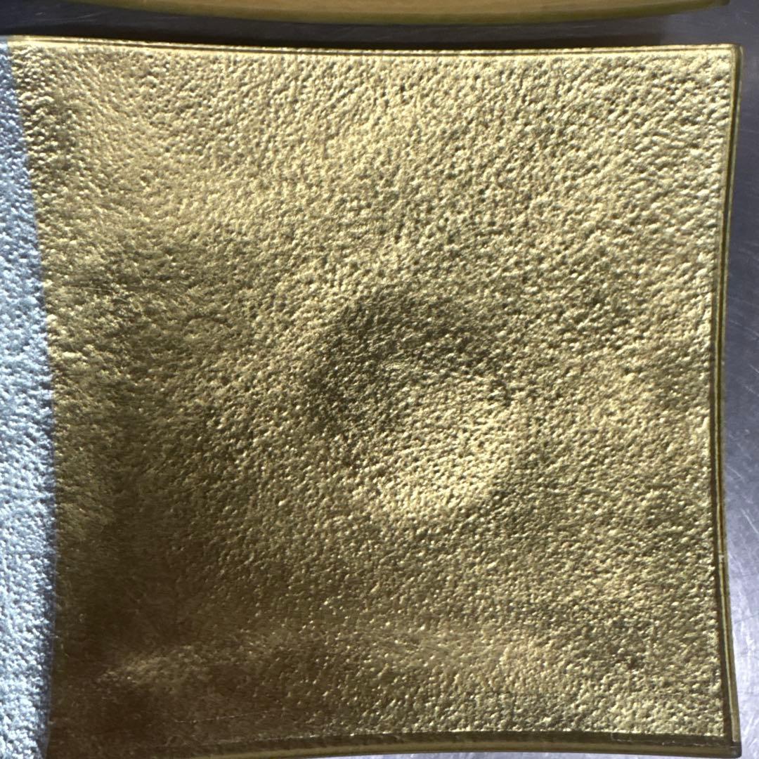 銀箔銀箔ガラス 仕切り皿 10枚〈在庫26枚〉