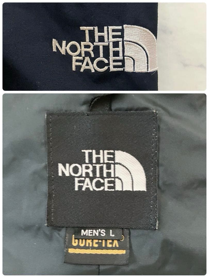 難あり　ザノースフェイス　ビブパンツGORE-TEX L スノーウェア　日本製