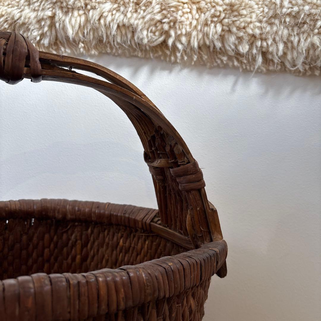 ヴィンテージ バスケット　籠