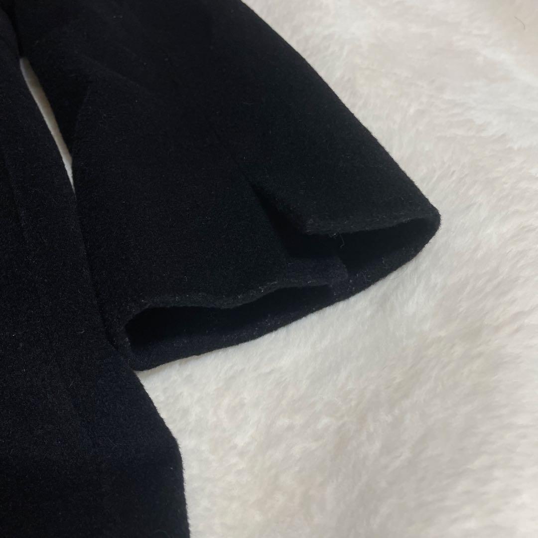 【極美品】23区　比翼　ロングコート　チェスター　ベルト　ウール、アンゴラ　M