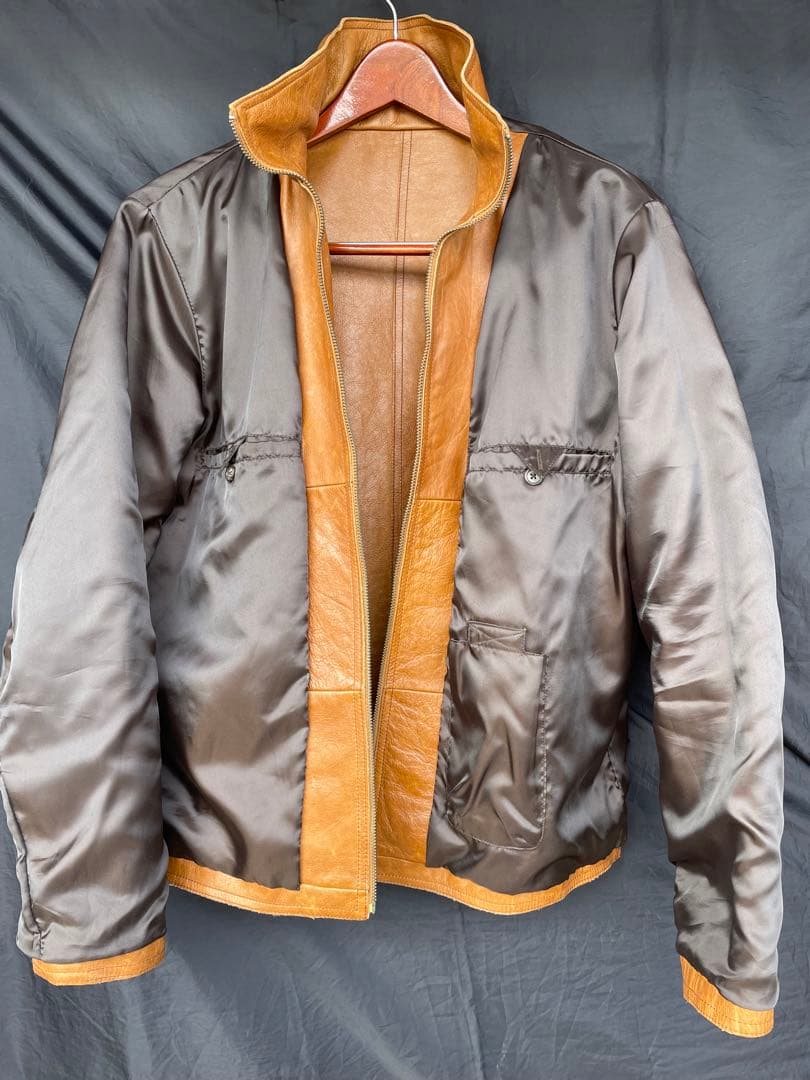 OLD GAP Leather Jacket Brown 極美品 #52