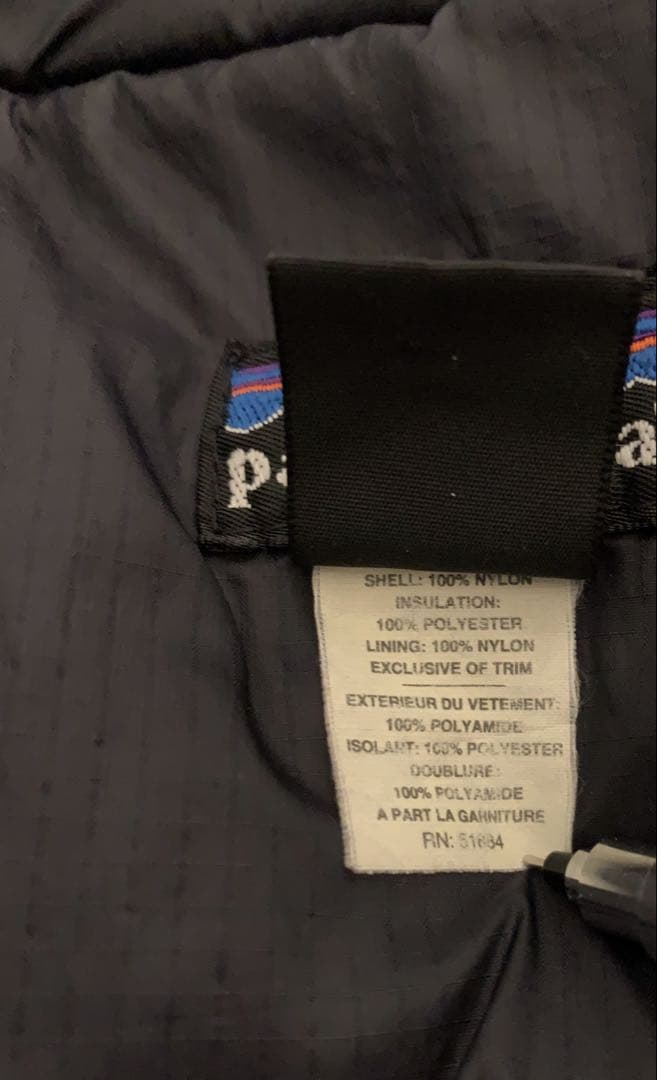 90s patagonia パフボール フルジップ USA製 サイズM