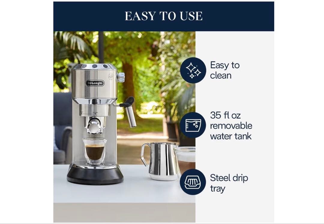 デロンギ デディカ エスプレッソ メーカー EC680M 新品未開封品