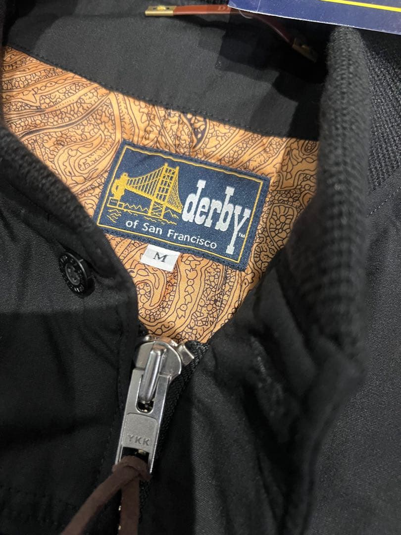 新品 黒 Derby of San Francisco ダービージャケット