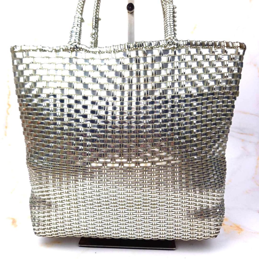 ✨良品✨ ANTEPRIMA イントレッチオ トートバッグ シルバー S