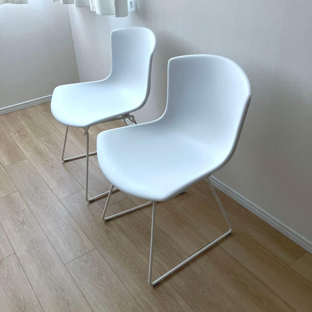 Knoll ノル プラスチックサイドチェア 白　1脚 〔在庫2脚あり〕　イタリア