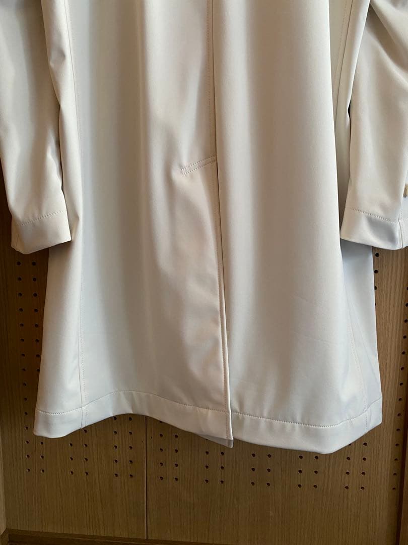 HUGO BOSS ホワイト ステンカラーコート スプリングコート