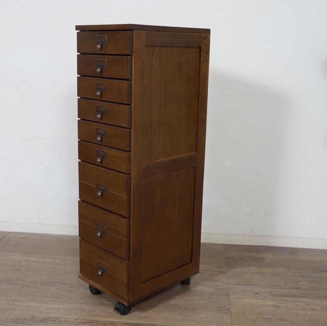 ベル　訳あり　桐製　 　箪笥　整理タンス　書類チェスト　9段　収納