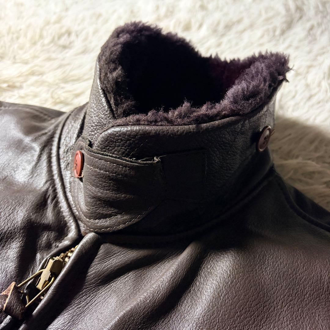 【雰囲気抜群】BRILL BROS フライトジャケット　 G-1 本革　44