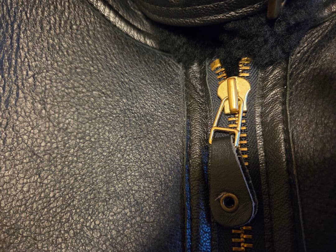 AVIREX B-3 42 フライトジャケット USA製　ムートン