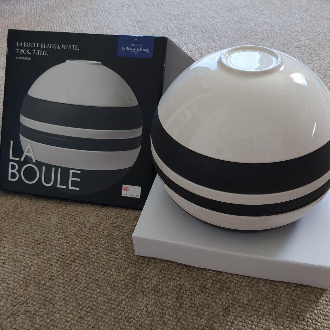 LA BOULE 食器 7点セット 白黒