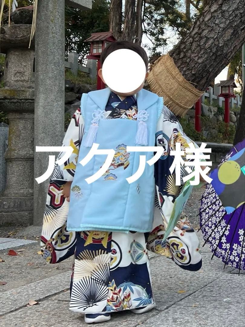 小町キッズ 七五三 着物と履物セット 3歳 男の子