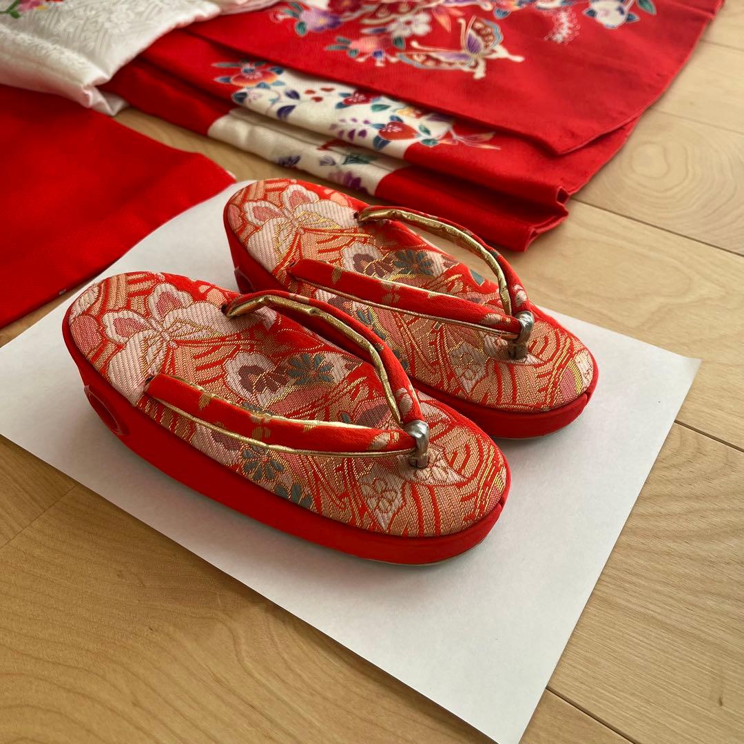 着物　被布　セット　正絹　七五三　三歳　女の子