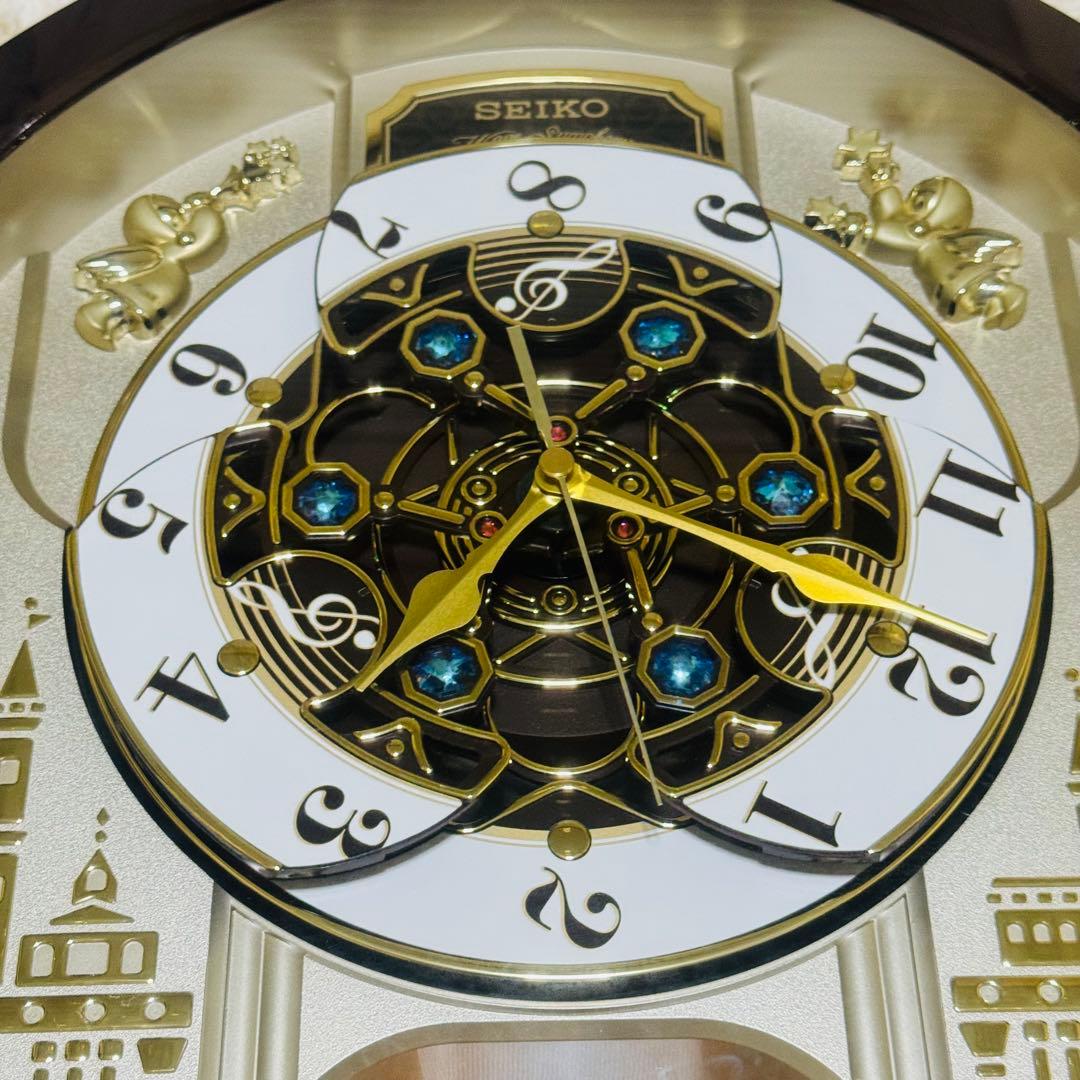 SEIKO セイコー RE579B カラクリ時計 掛け時計 電波時計