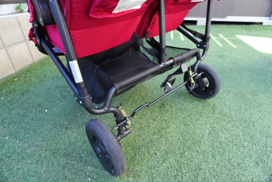 AirBuggy ココダブル　双子　ベビーカー レッド　（送料込み）