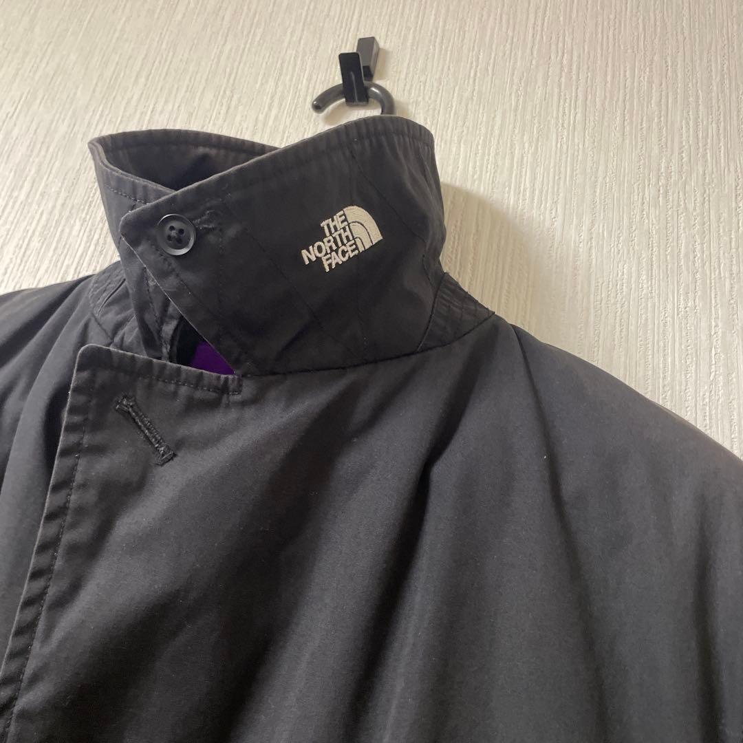 THE NORTH FACE ステンカラーコート ブラック パープルレーベル