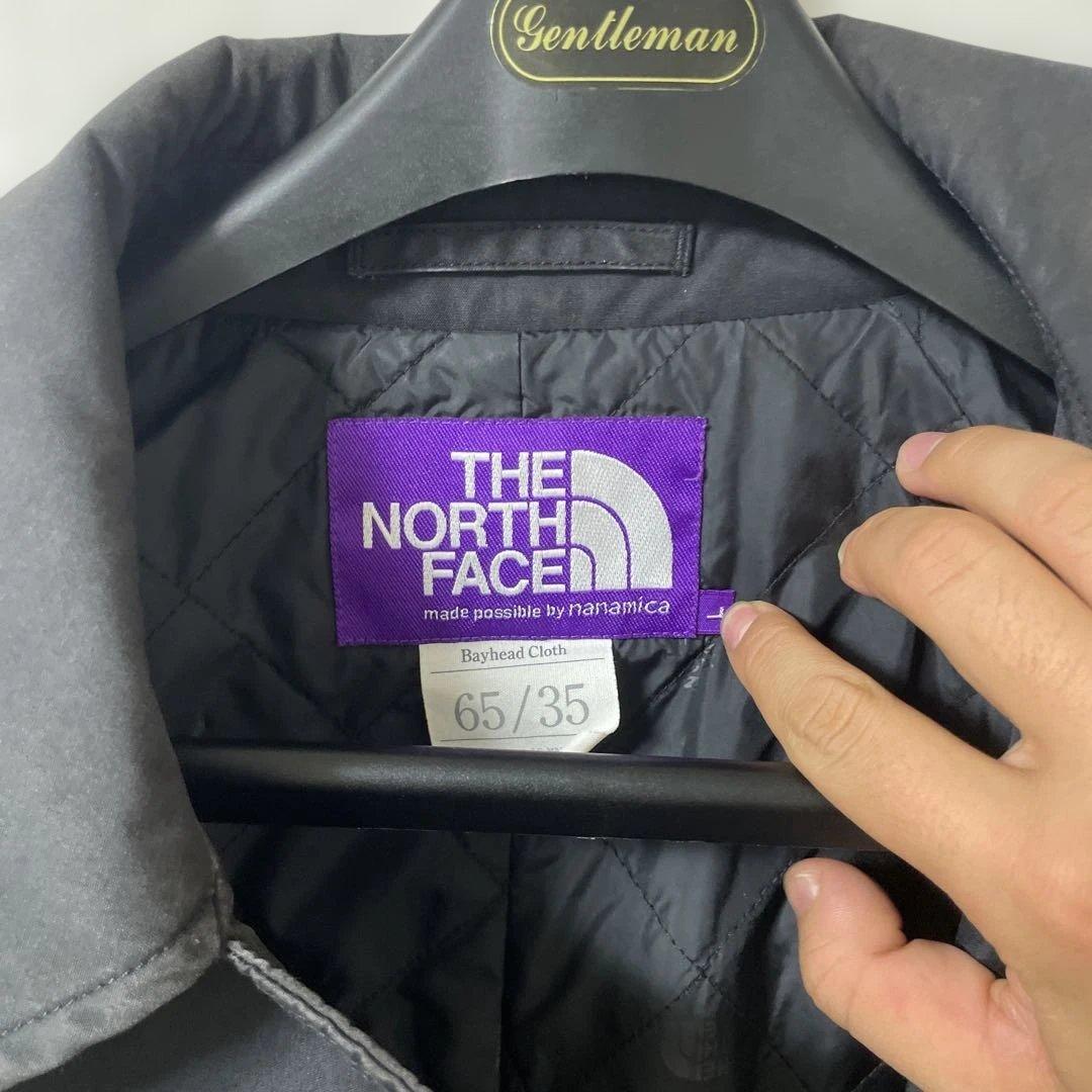 THE NORTH FACE ステンカラーコート ブラック パープルレーベル