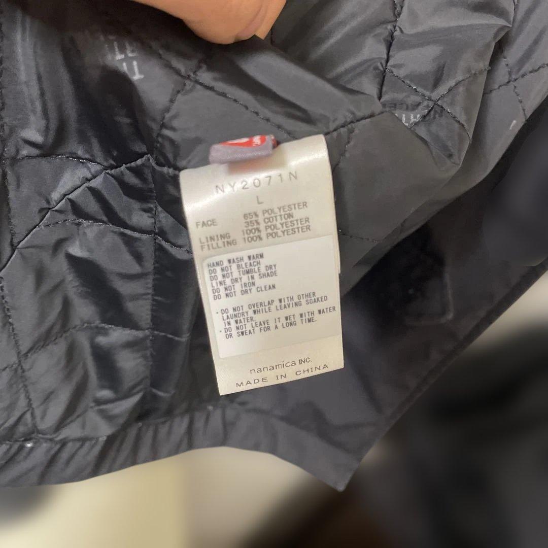 THE NORTH FACE ステンカラーコート ブラック パープルレーベル