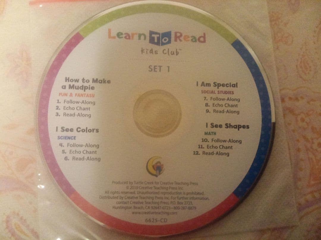 CTP絵本レベル1　絵本全48冊、CD12枚、ワーク6冊、日本語訳付き