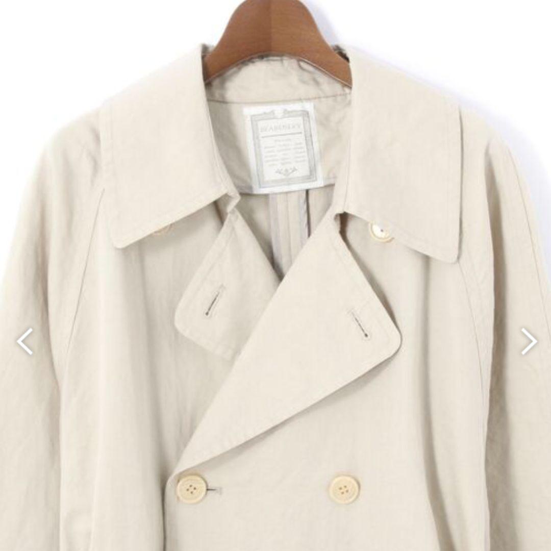 ビアズリー　ユルトレンチコート　キャメル　フリーサイズ