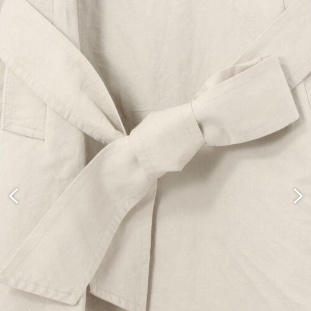 ビアズリー　ユルトレンチコート　キャメル　フリーサイズ