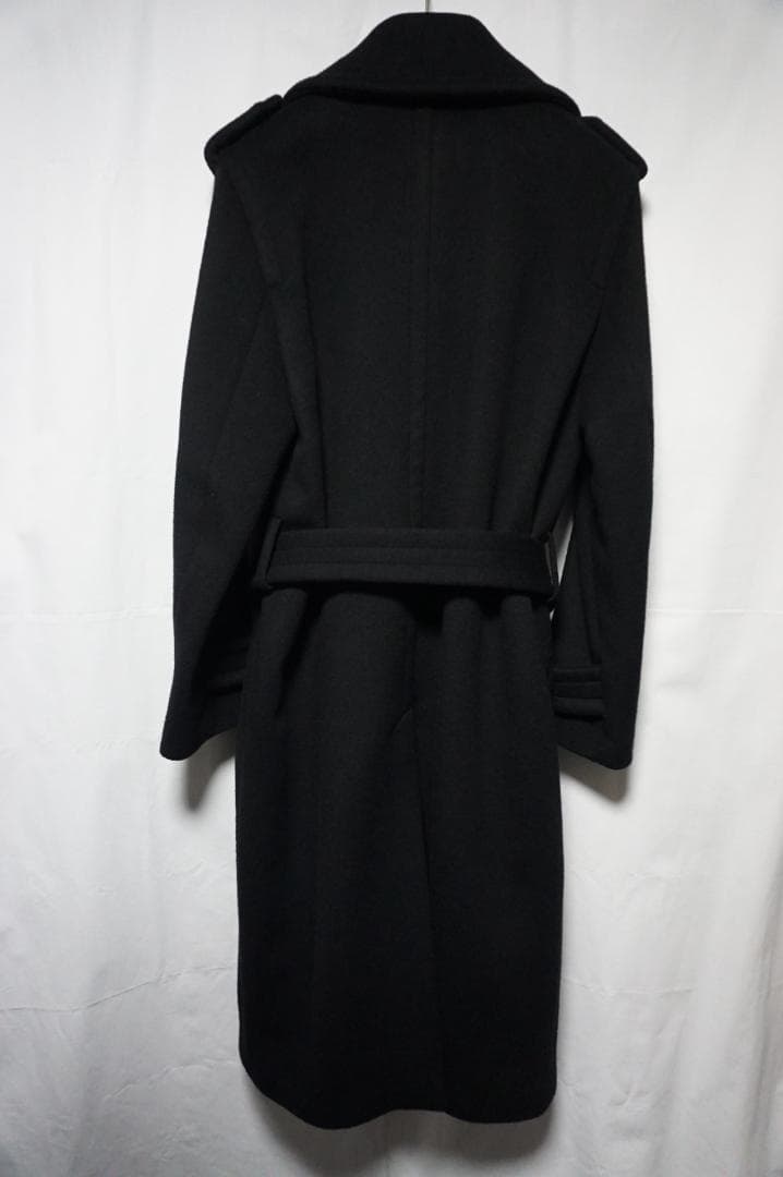 美品 SAINT LAURENT ウールカシミヤ トレンチコート 44 24AW