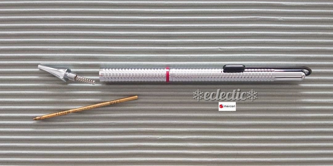 【貴重✮VNTG廃盤】rotring 900 サイドノック メタリックボールペン