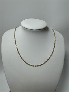 日本製K18ゴールド リンクチェーン ネックレス2.07g 45CM